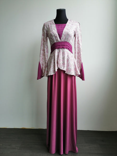 Peplum Maxi Dress (Preloved)
