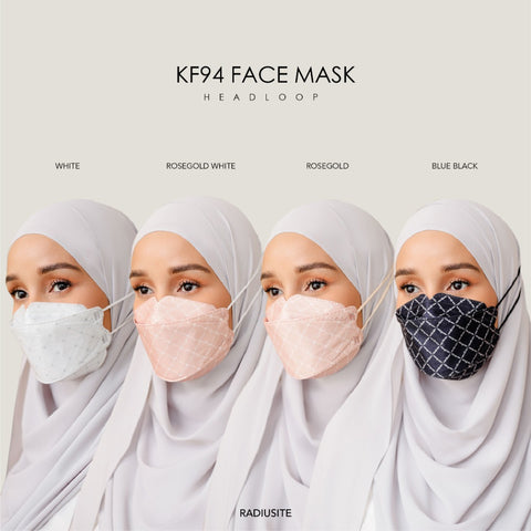 KF94 Headloop Face Mask By Radiusite