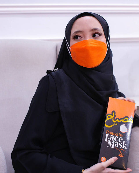 NunHa KF94 Face Mask - Orange