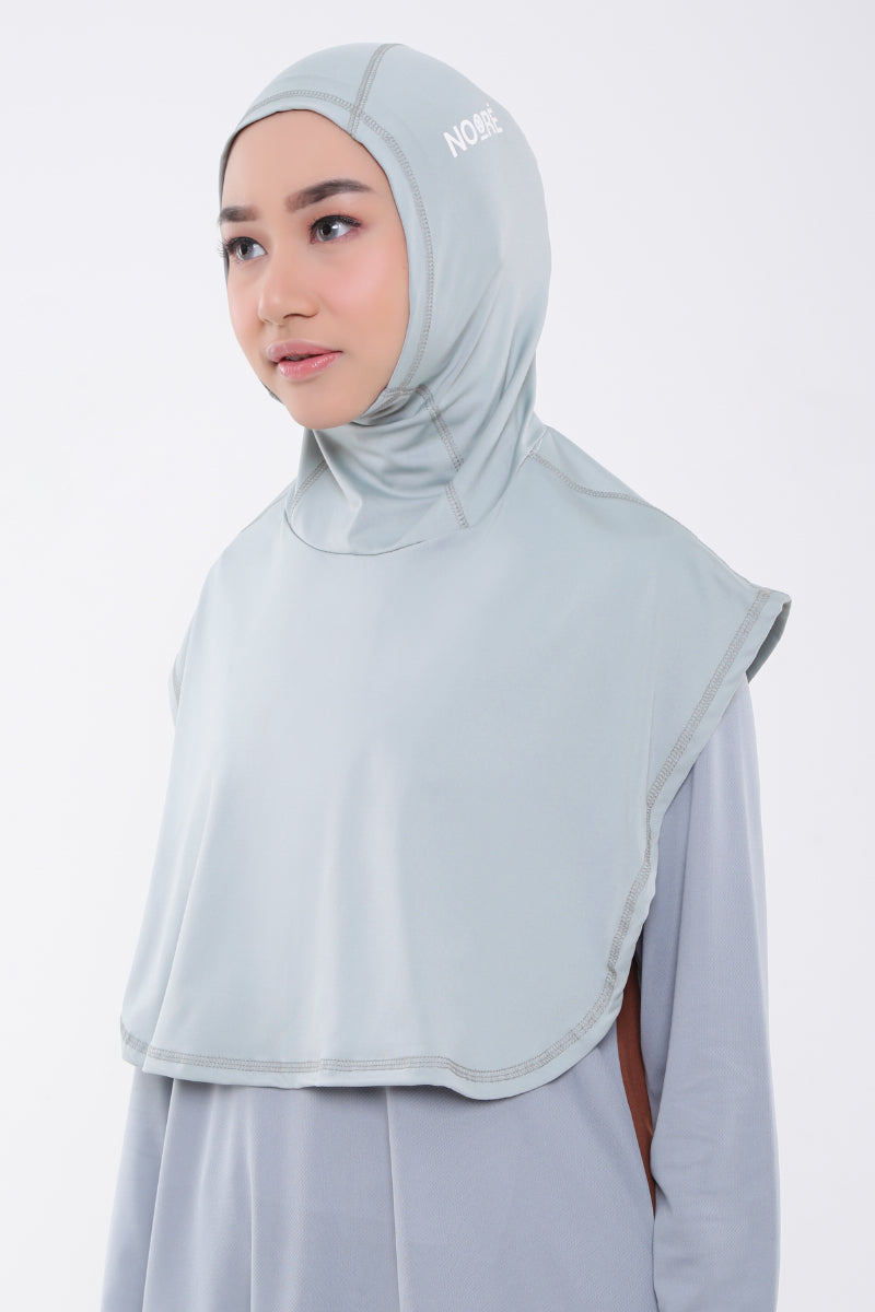 Sarai Sports Hijab - Light Grey