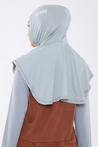 Sarai Sports Hijab - Light Grey