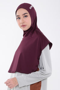 Sarai Sports Hijab - Dark Purple